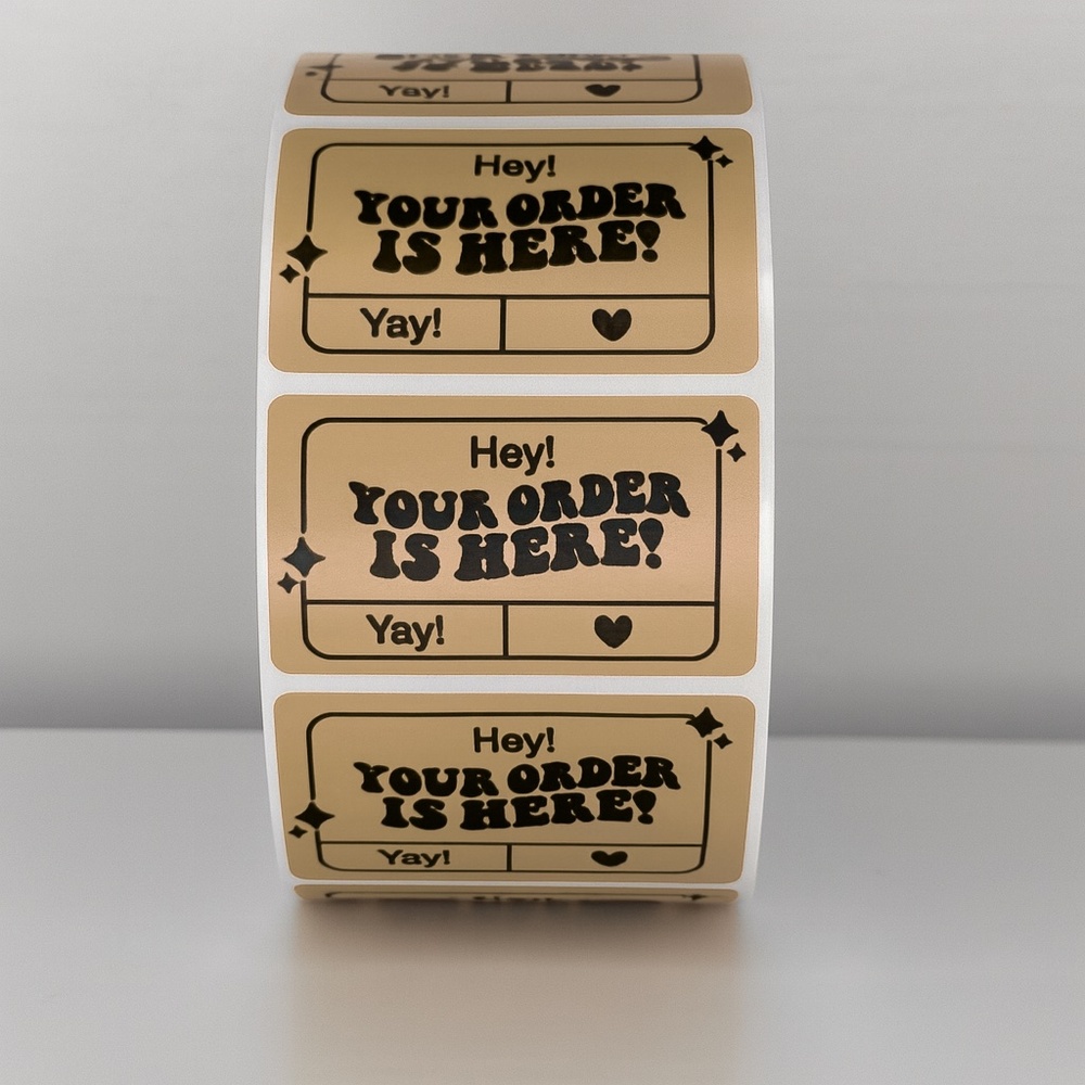 "Your Order Is Here!" Mailer Stickers | Shipping Essentials| THANK YOU STICKERS - Picture 11 of 11
